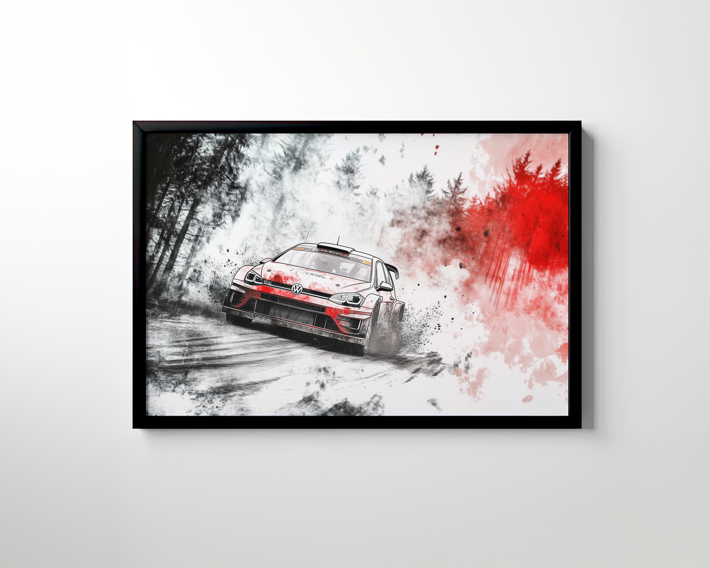 VOLKSWAGEN GOLF CANVAS ART