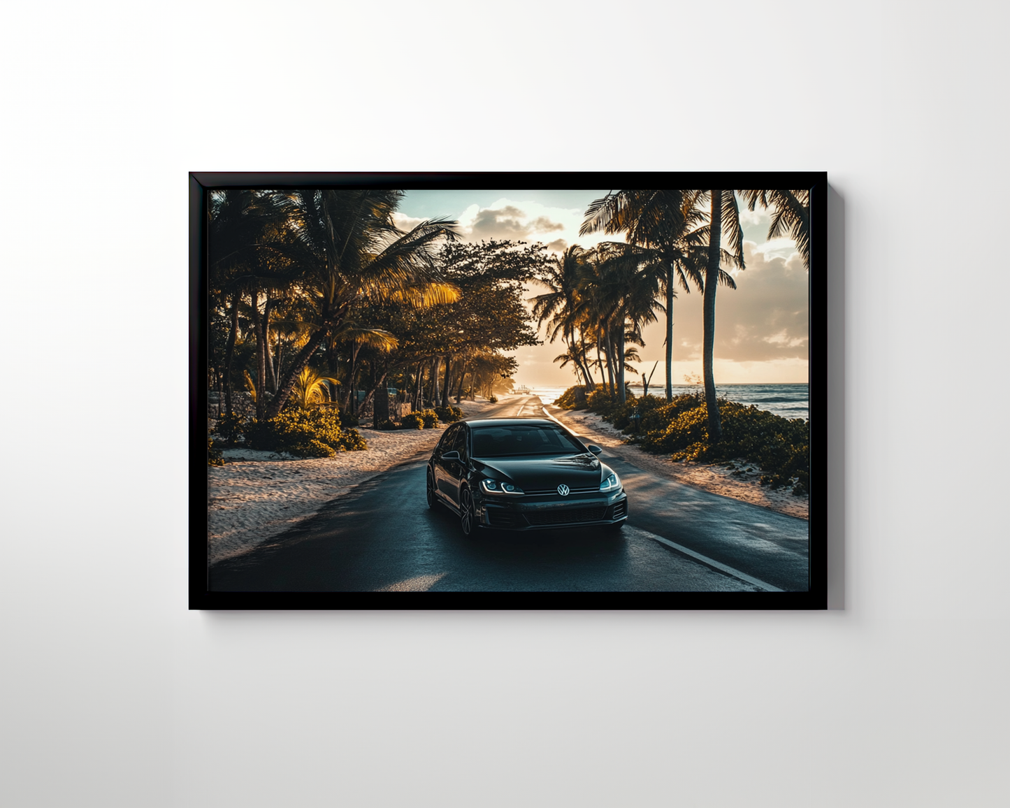 VOLKSWAGEN GOLF CANVAS ART