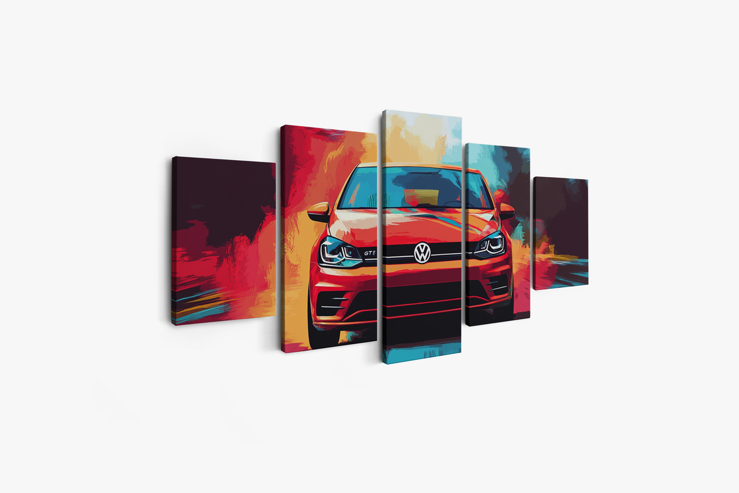 VOLKSWAGEN GOLF CANVAS ART