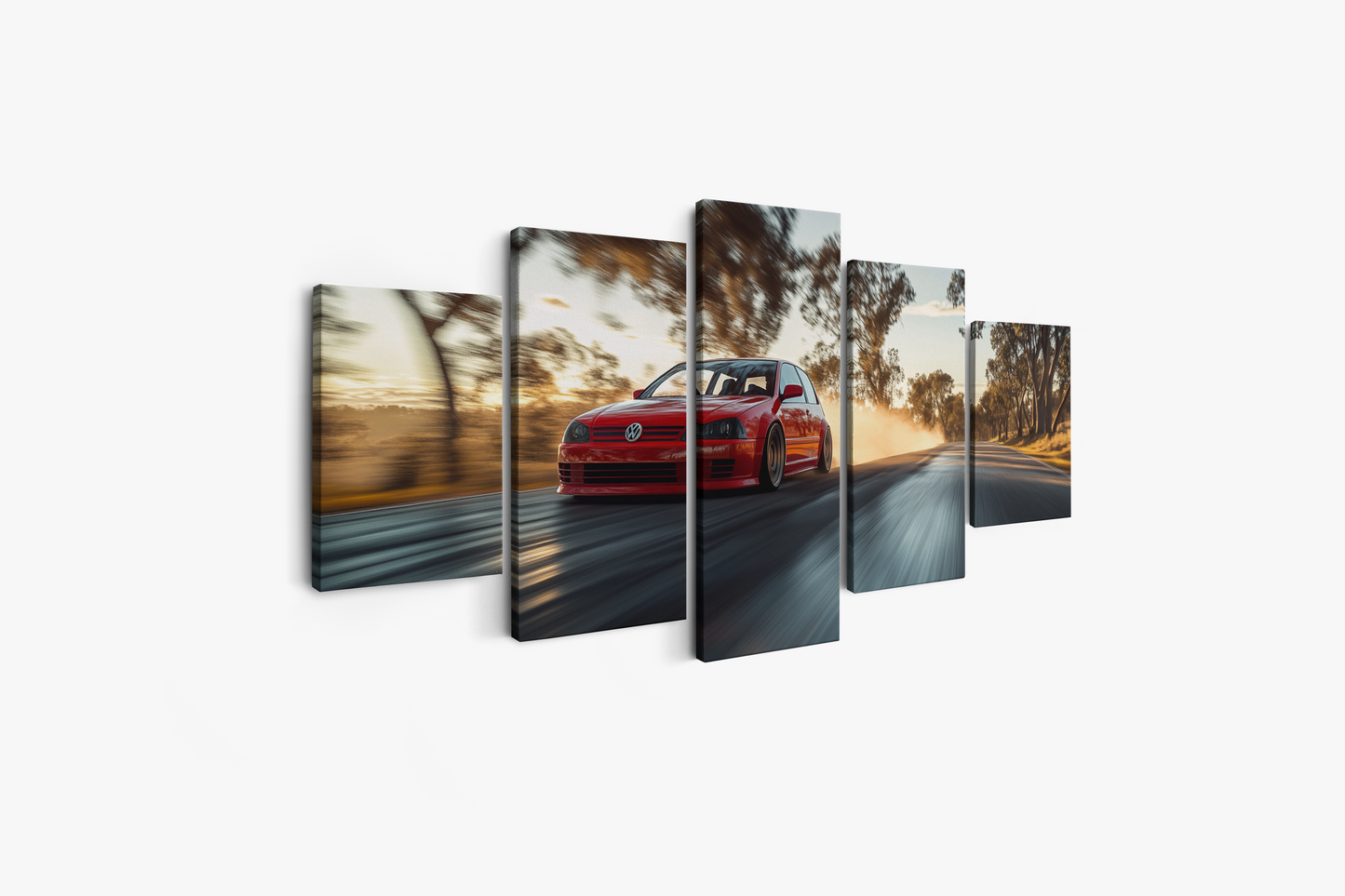 VOLKSWAGEN GOLF CANVAS ART