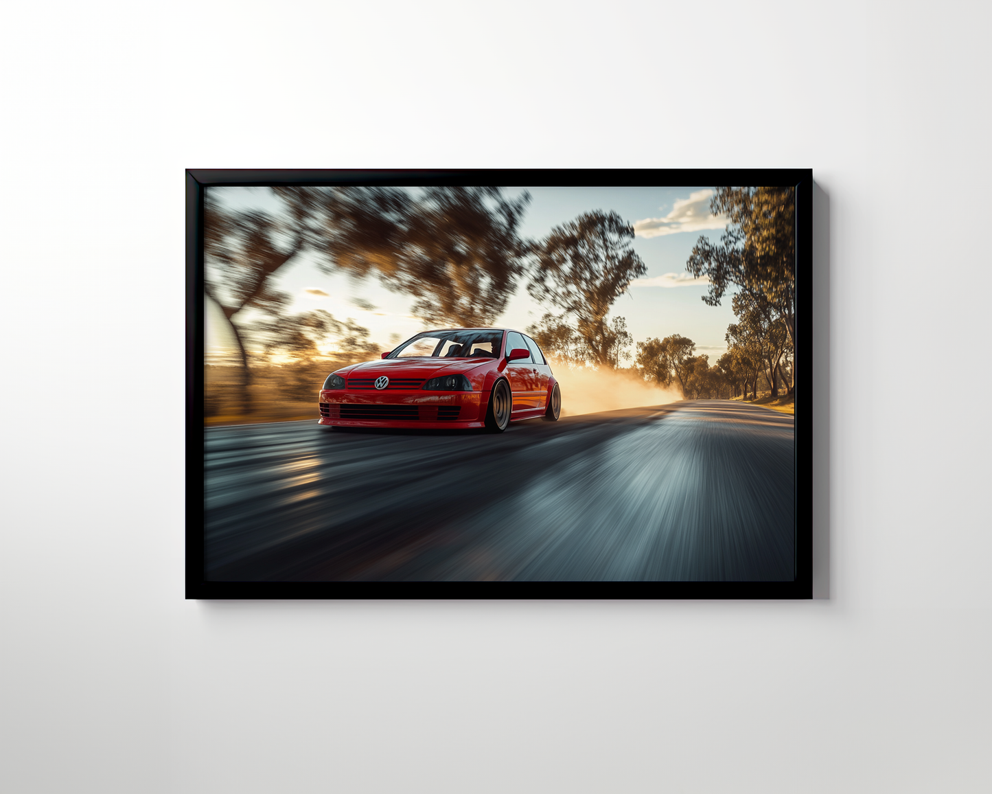 VOLKSWAGEN GOLF CANVAS ART