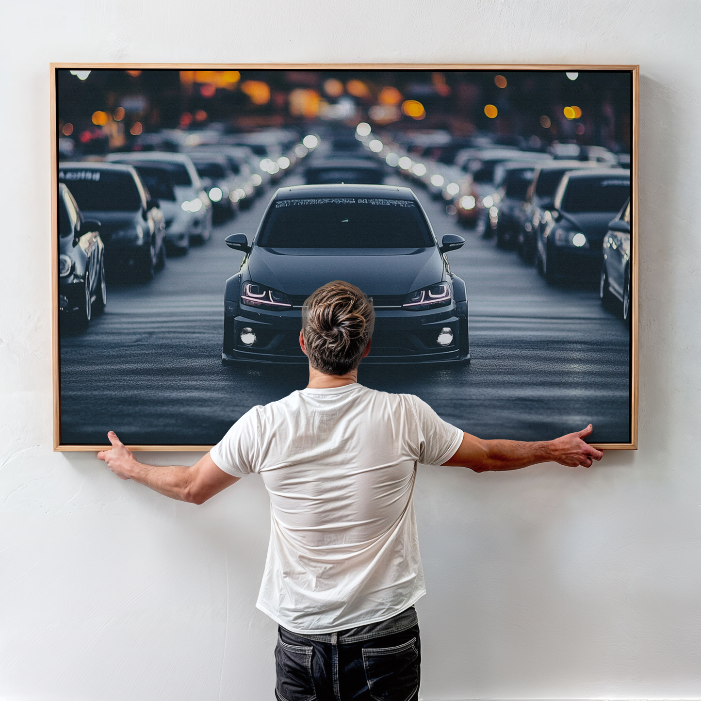 VOLKSWAGEN GOLF CANVAS ART