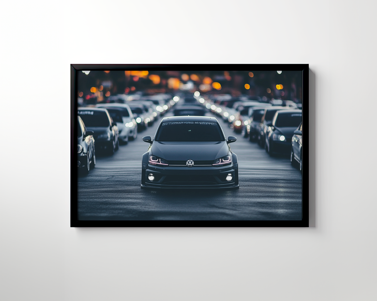 VOLKSWAGEN GOLF CANVAS ART