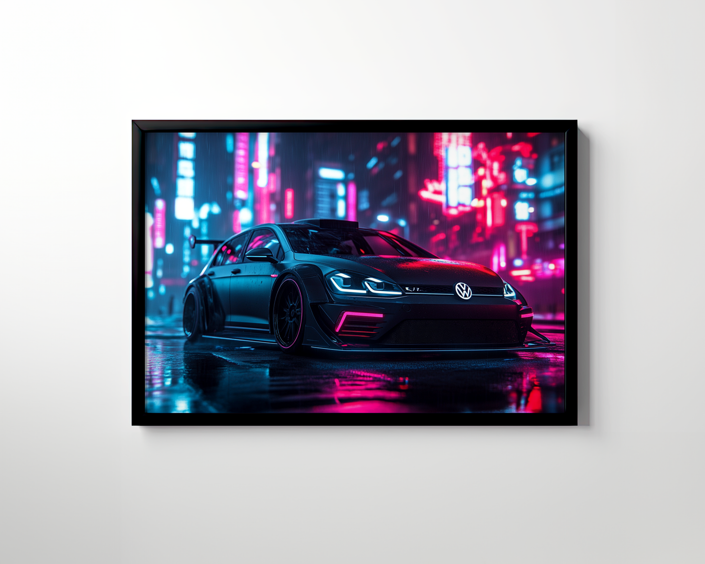 VOLKSWAGEN GOLF CANVAS ART