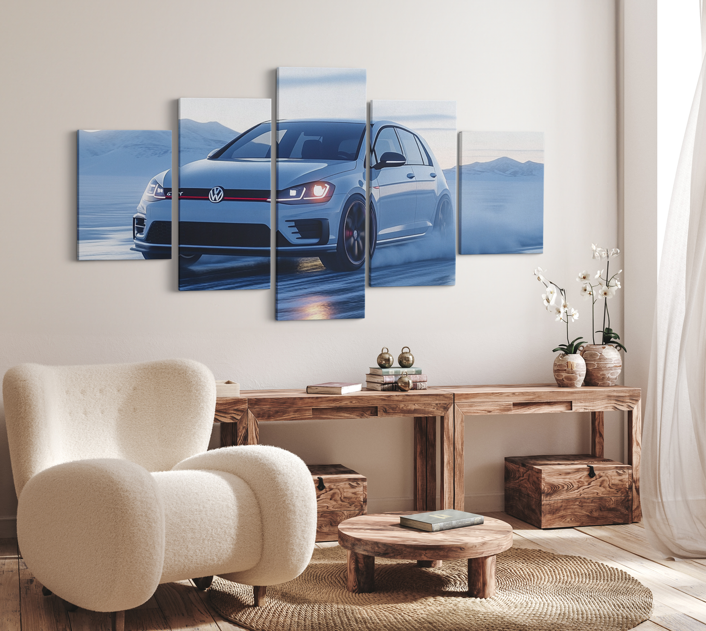 VOLKSWAGEN GOLF CANVAS ART