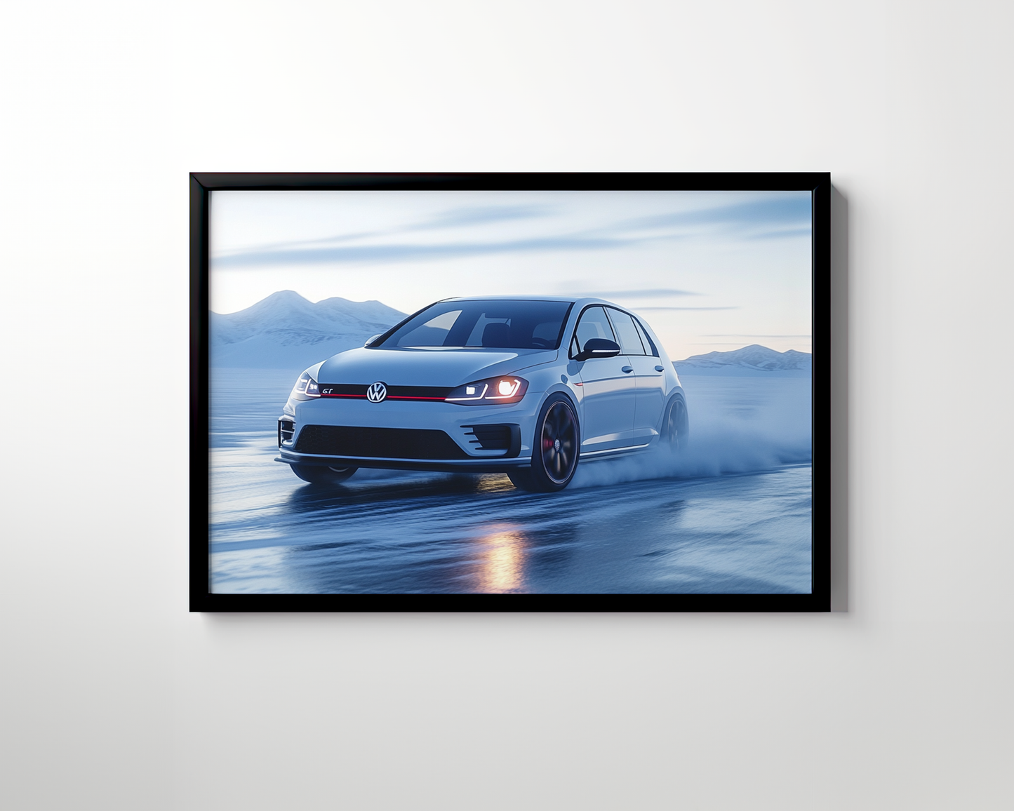 VOLKSWAGEN GOLF CANVAS ART