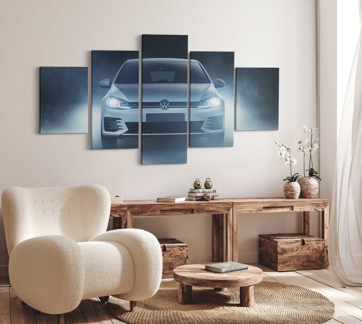 VOLKSWAGEN GOLF CANVAS ART