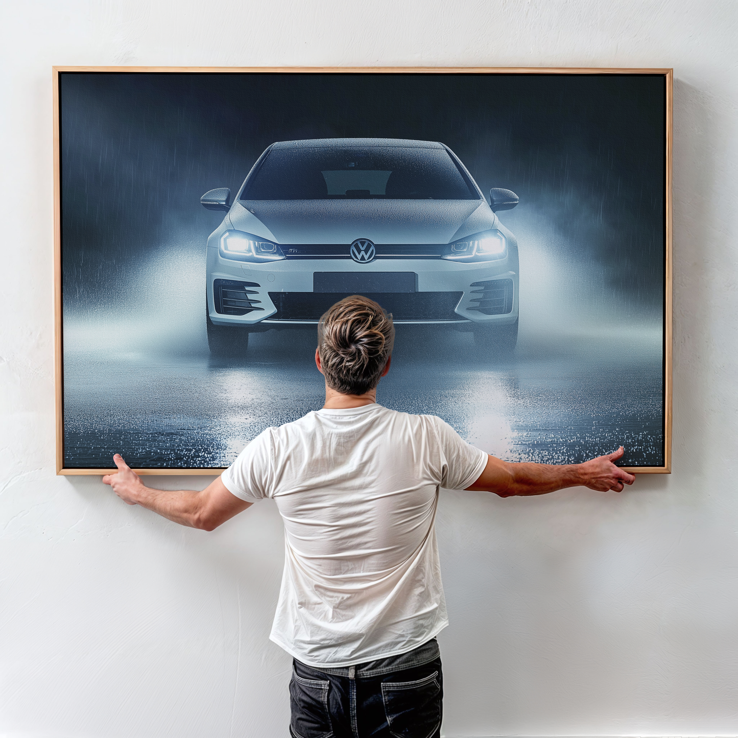 VOLKSWAGEN GOLF CANVAS ART