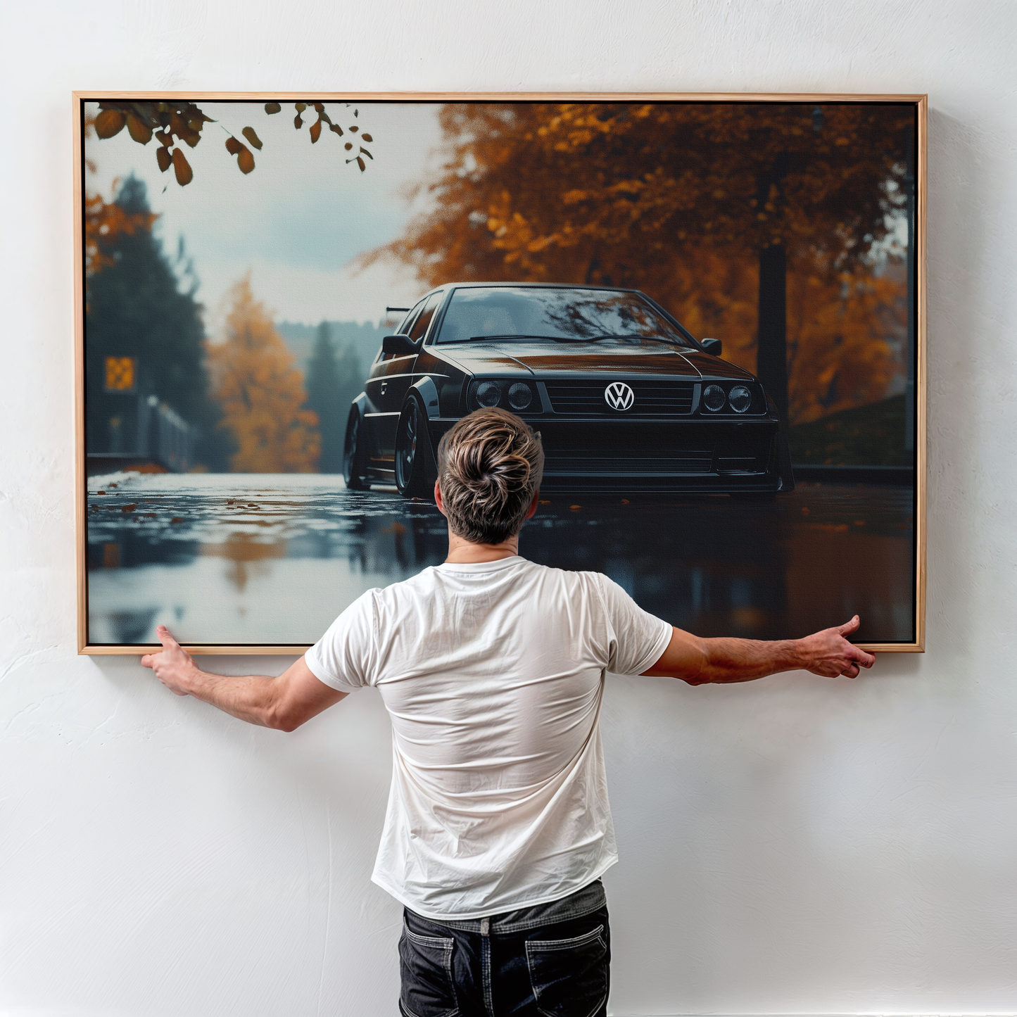 VOLKSWAGEN GOLF CANVAS ART