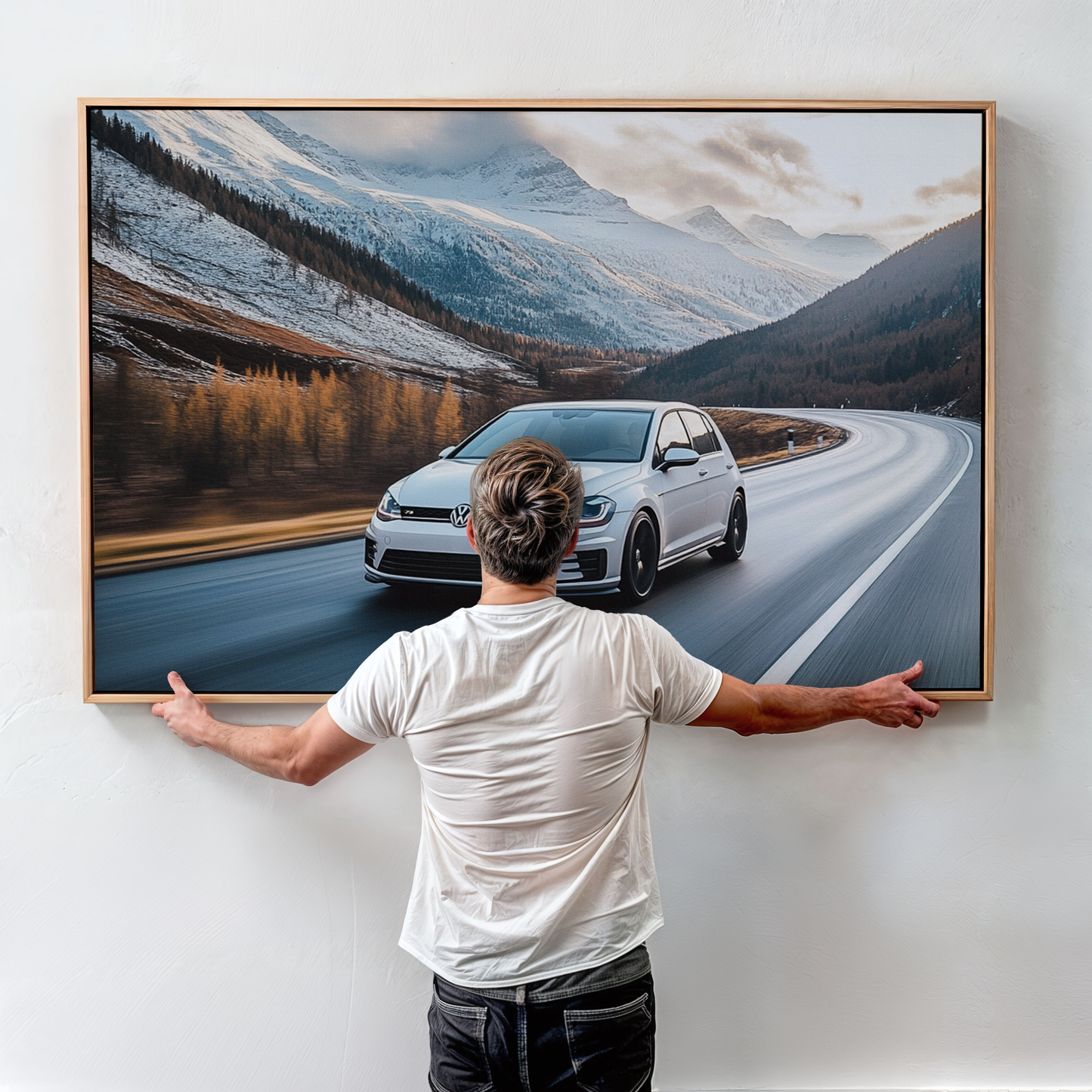 VOLKSWAGEN GOLF CANVAS ART