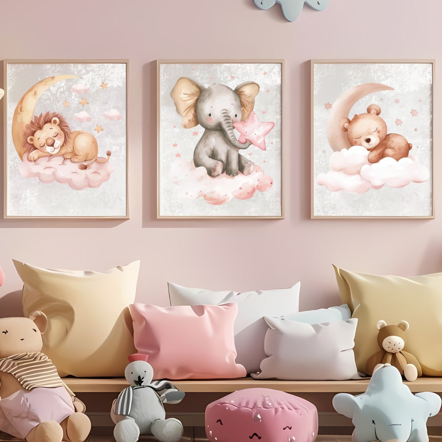 Nursery Wall Art Animals