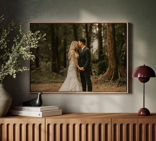 Personalized Photo to Framed Canvas Wall Art