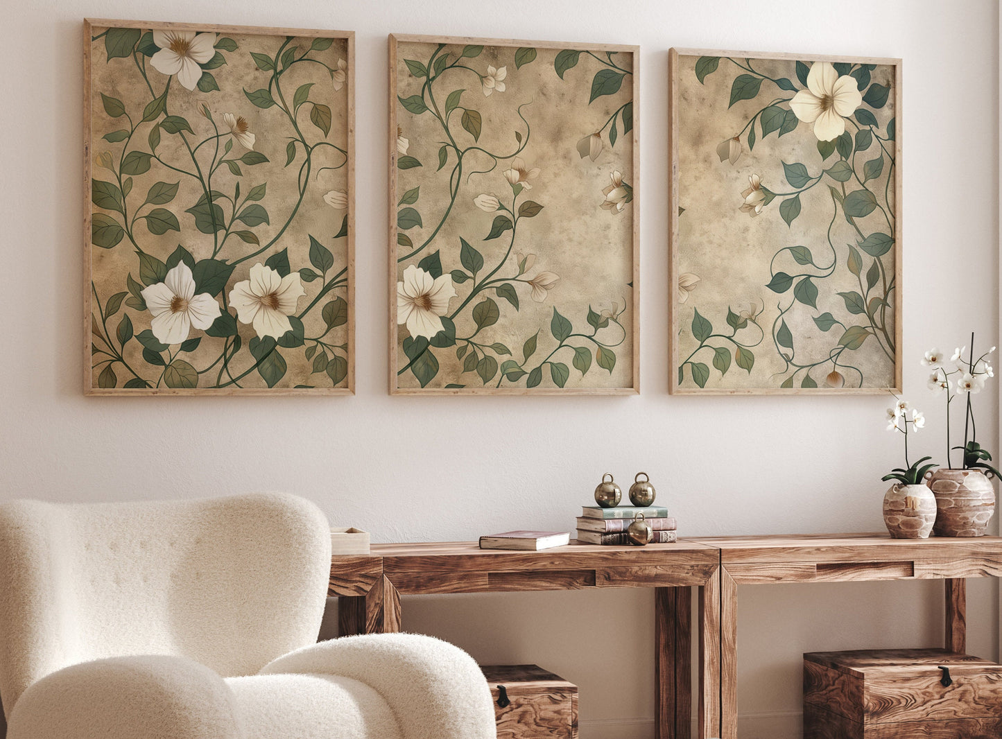 Flower Vines Wall Art