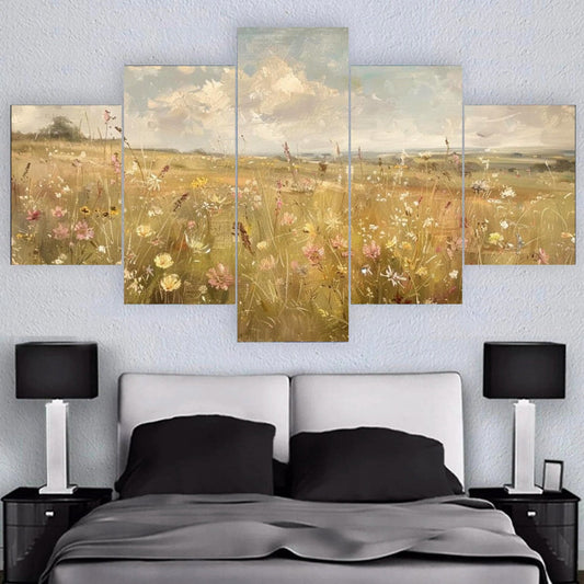 Wildflower Field Canvas Wall Art