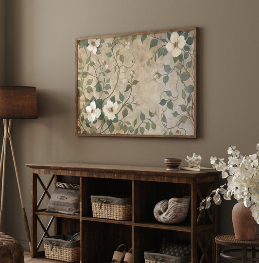 Flower Vines Wall Art