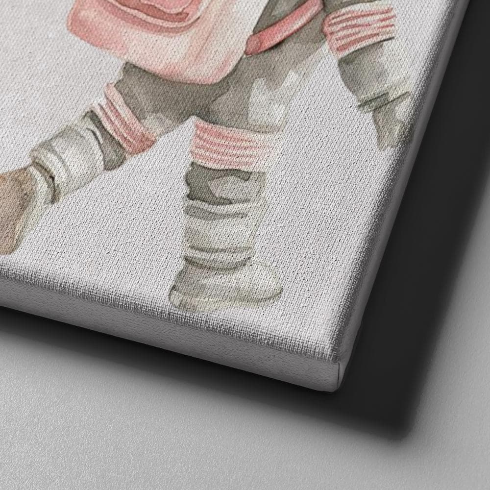 Pink Astronaut Canvas Wall Art