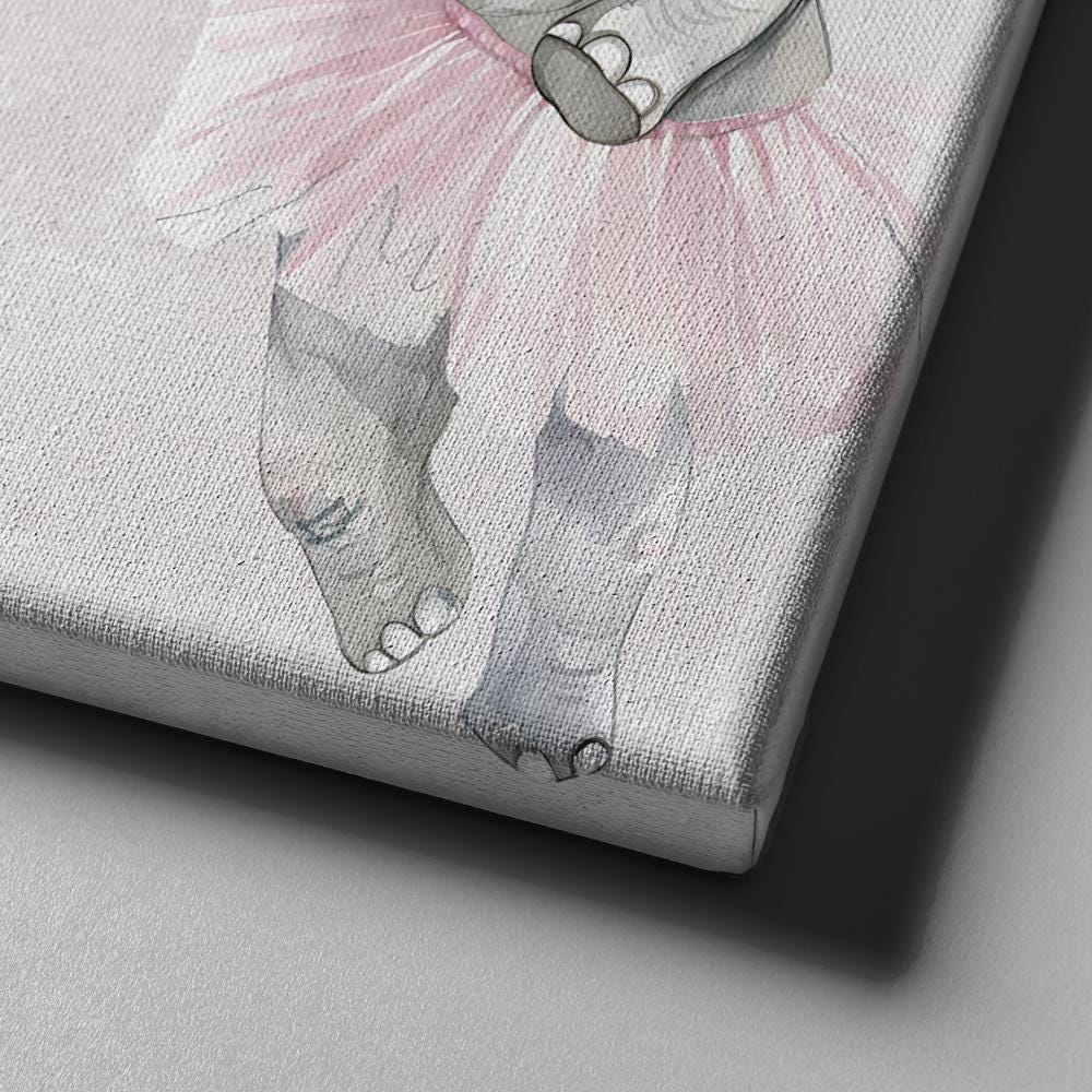 Ballerina Animals Nursery Wall Art