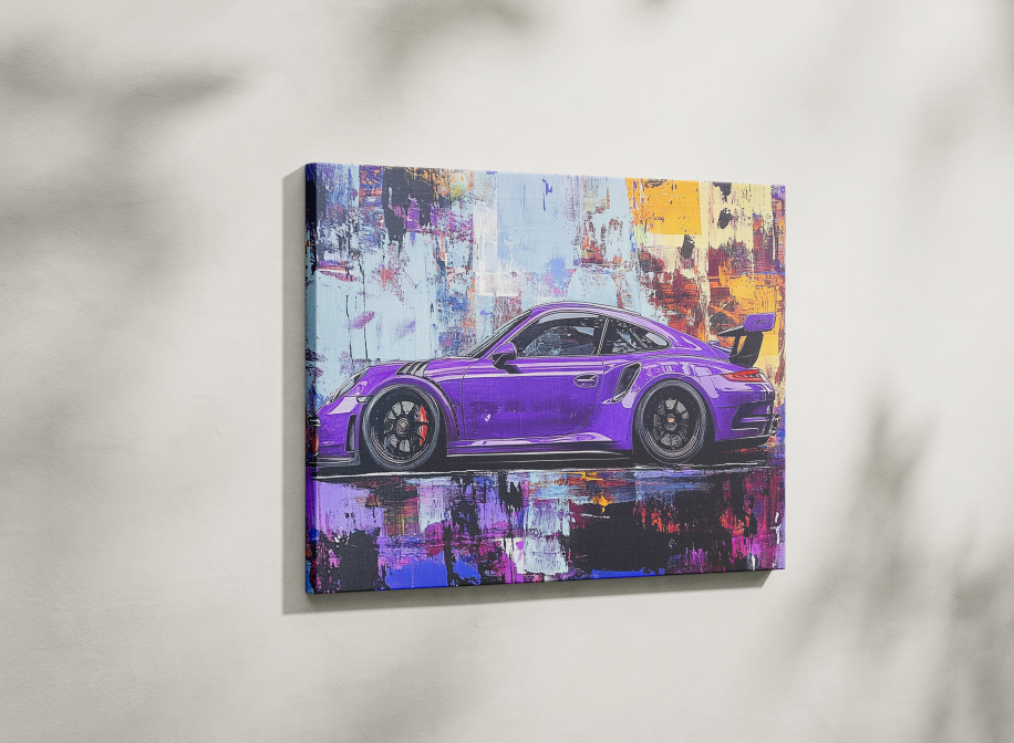 PORSCHE CAR WALL ART