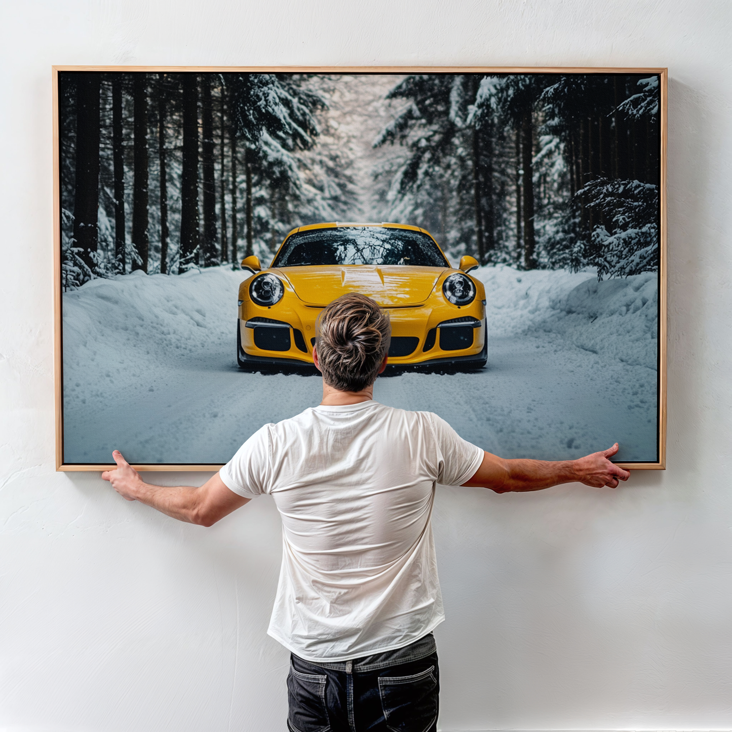 PORSCHE CAR WALL ART