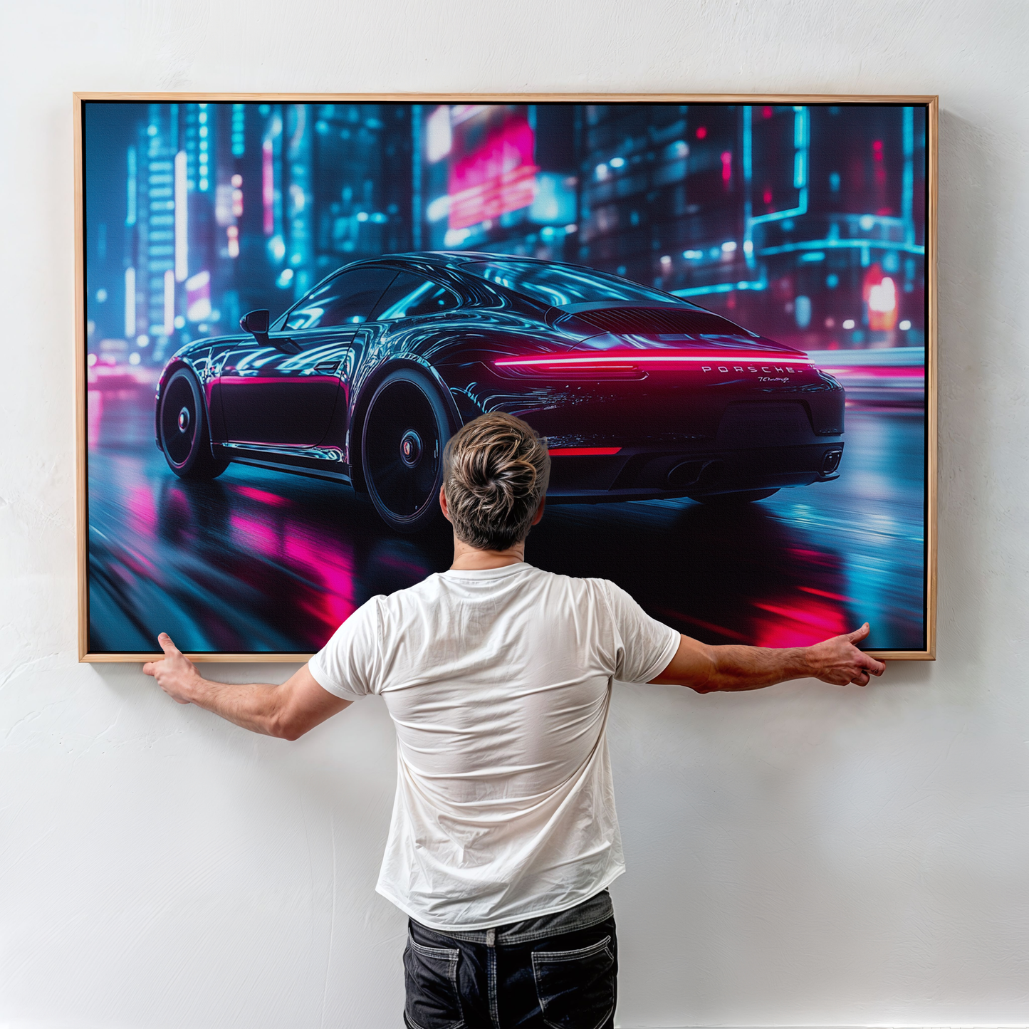 PORSCHE CAR WALL ART