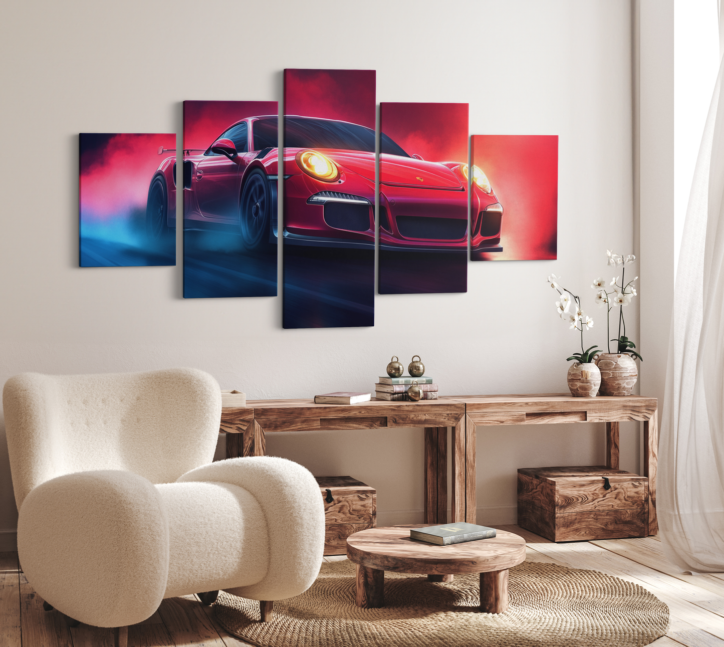 PORSCHE CAR WALL ART