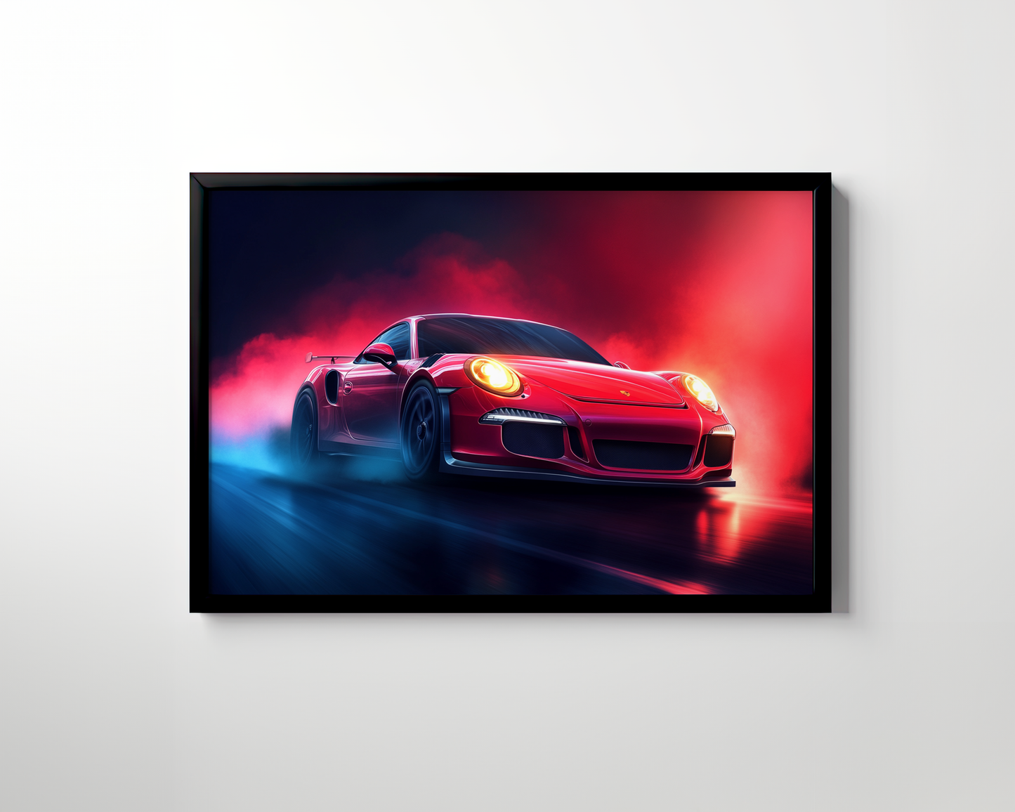 PORSCHE CAR WALL ART