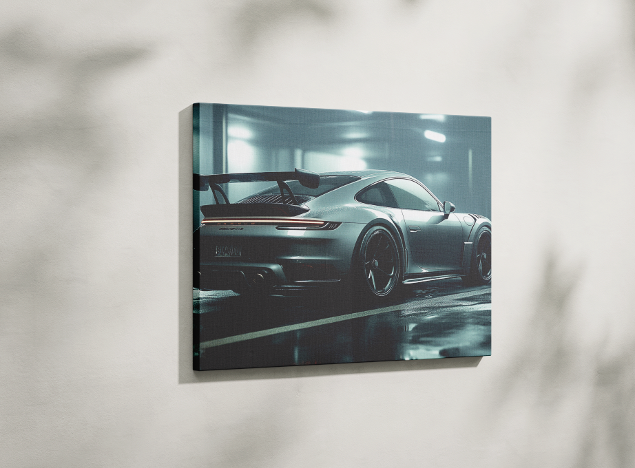 PORSCHE CAR WALL ART