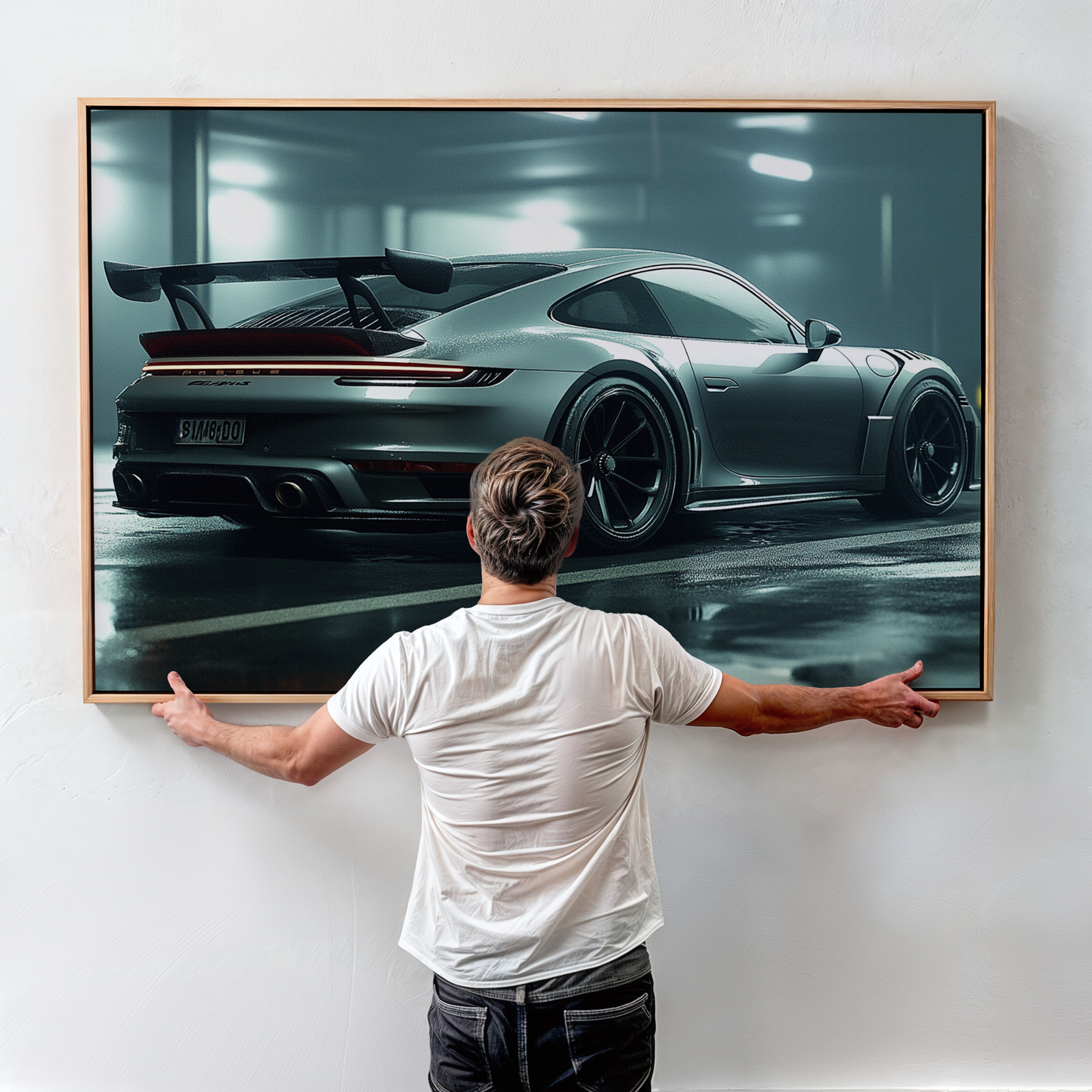 PORSCHE CAR WALL ART