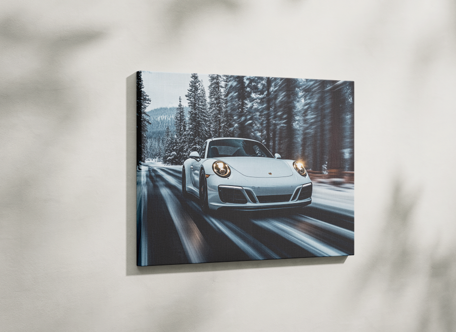 PORSCHE CAR WALL ART