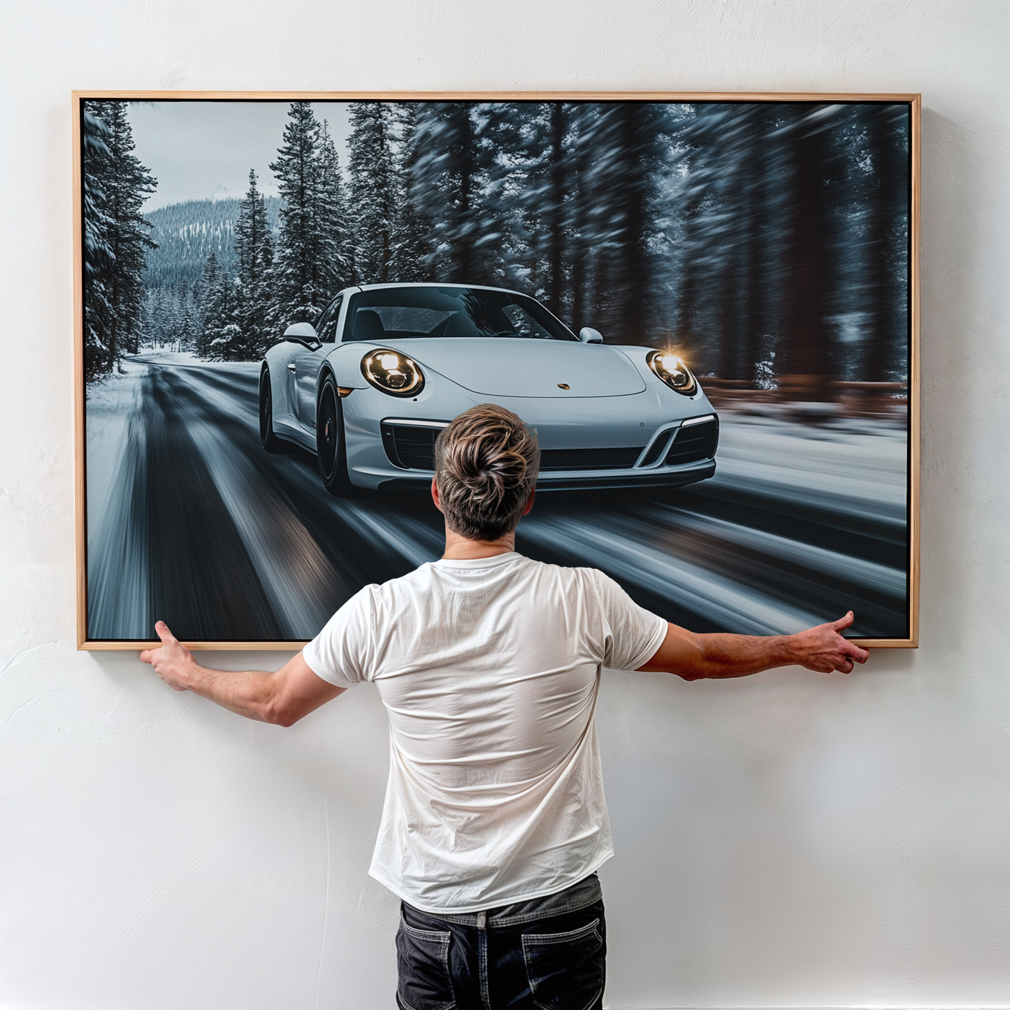 PORSCHE CAR WALL ART