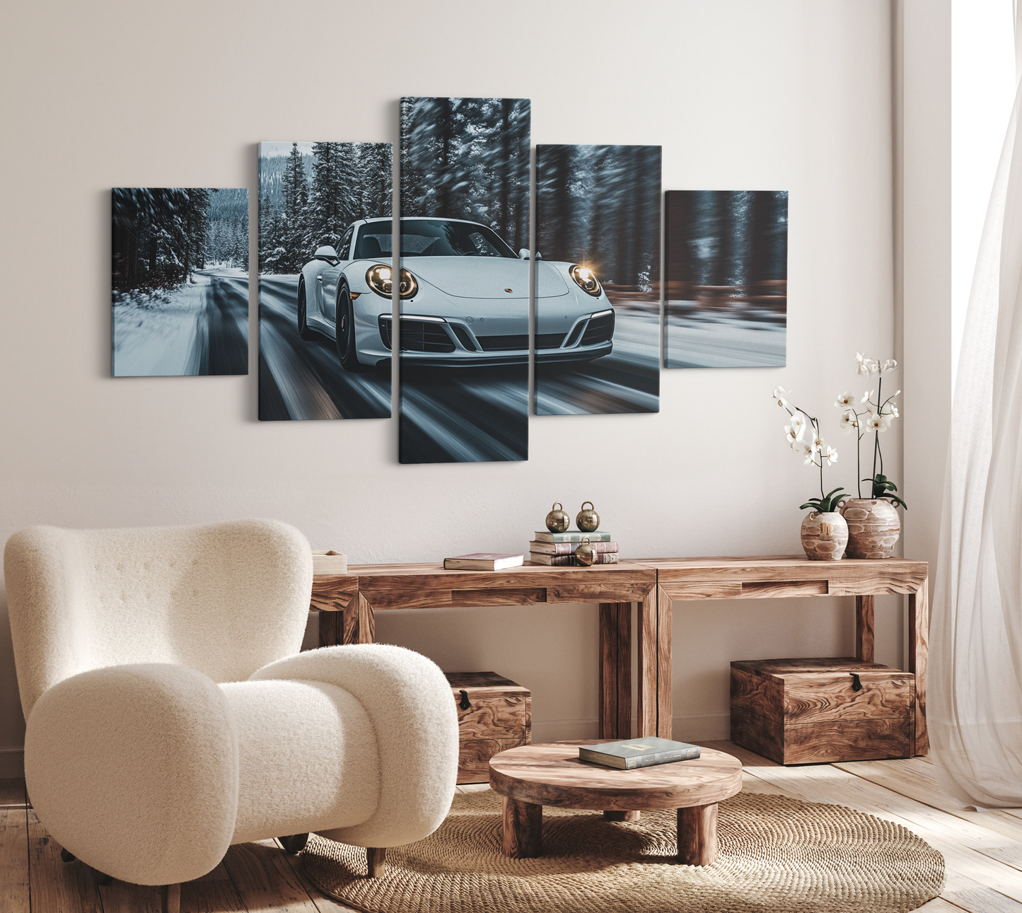 PORSCHE CAR WALL ART