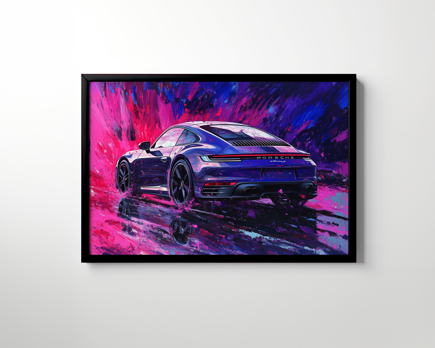 PORSCHE CAR WALL ART