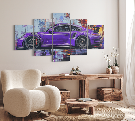 PORSCHE CAR WALL ART