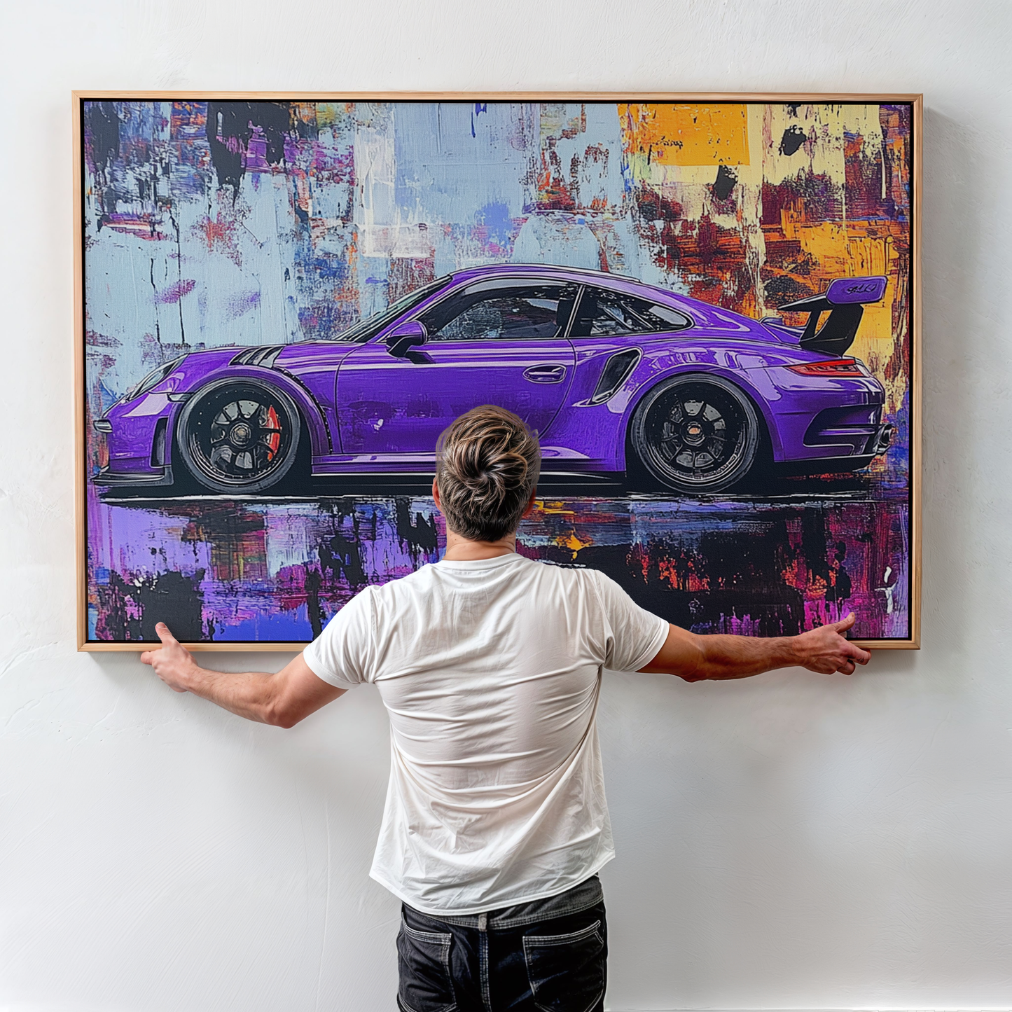 PORSCHE CAR WALL ART