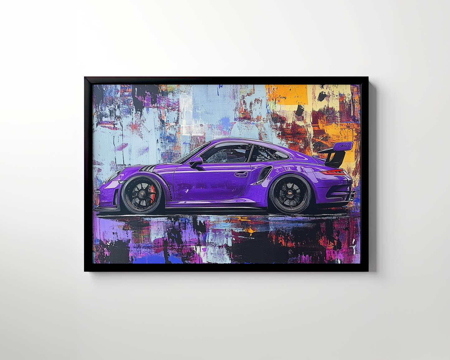 PORSCHE CAR WALL ART