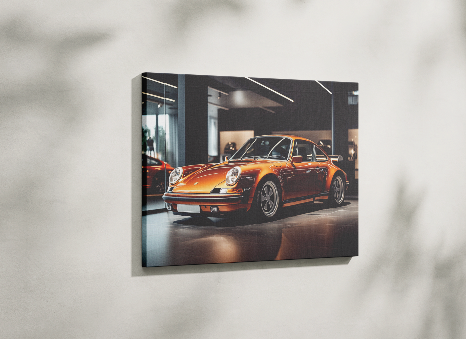 PORSCHE CAR WALL ART