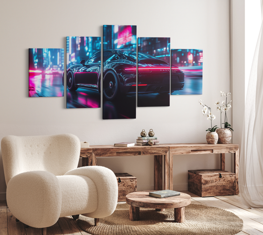 PORSCHE CAR WALL ART