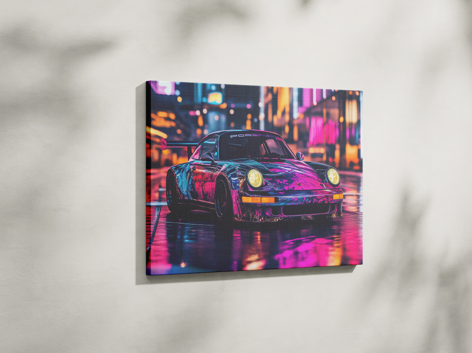 PORSCHE CAR WALL ART