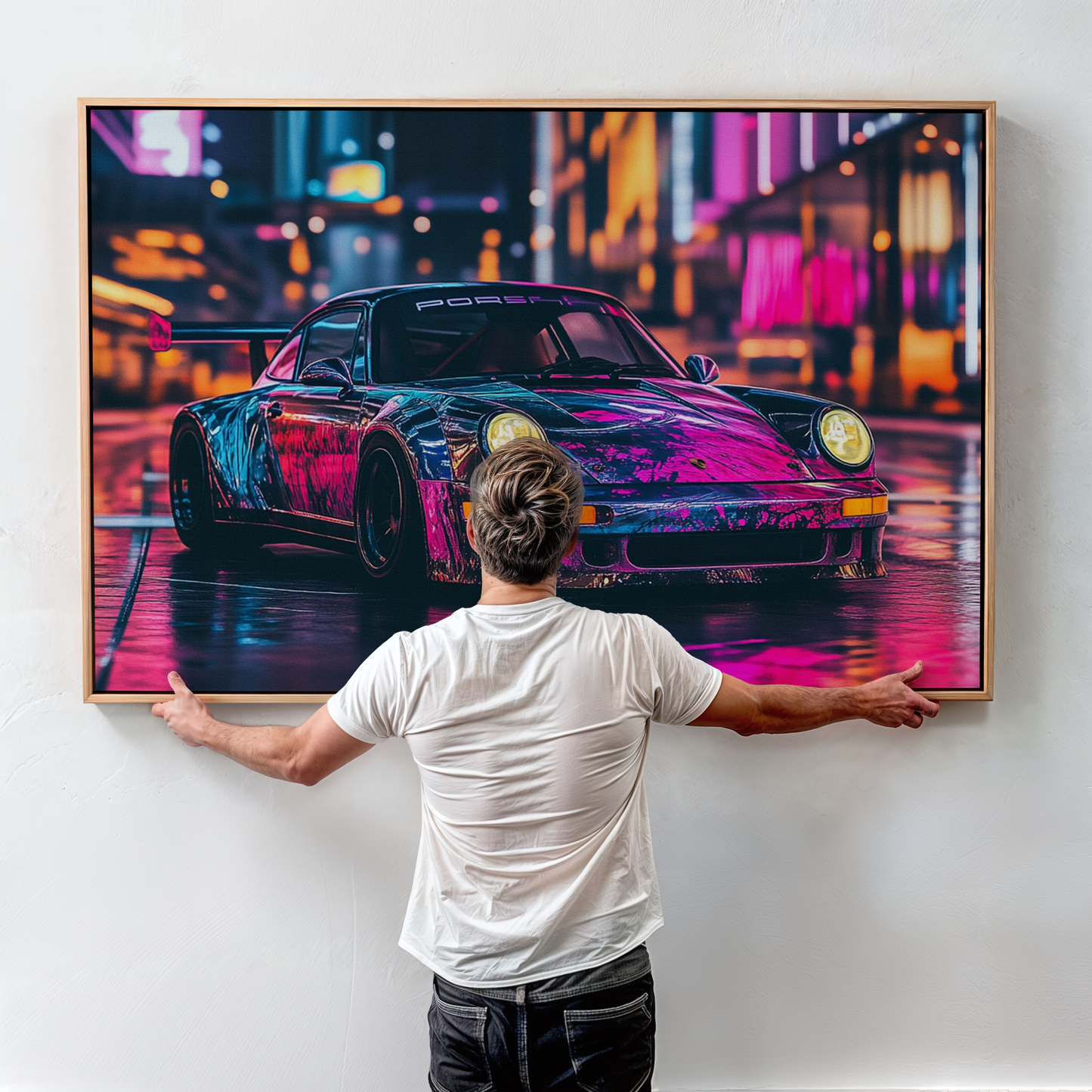 PORSCHE CAR WALL ART