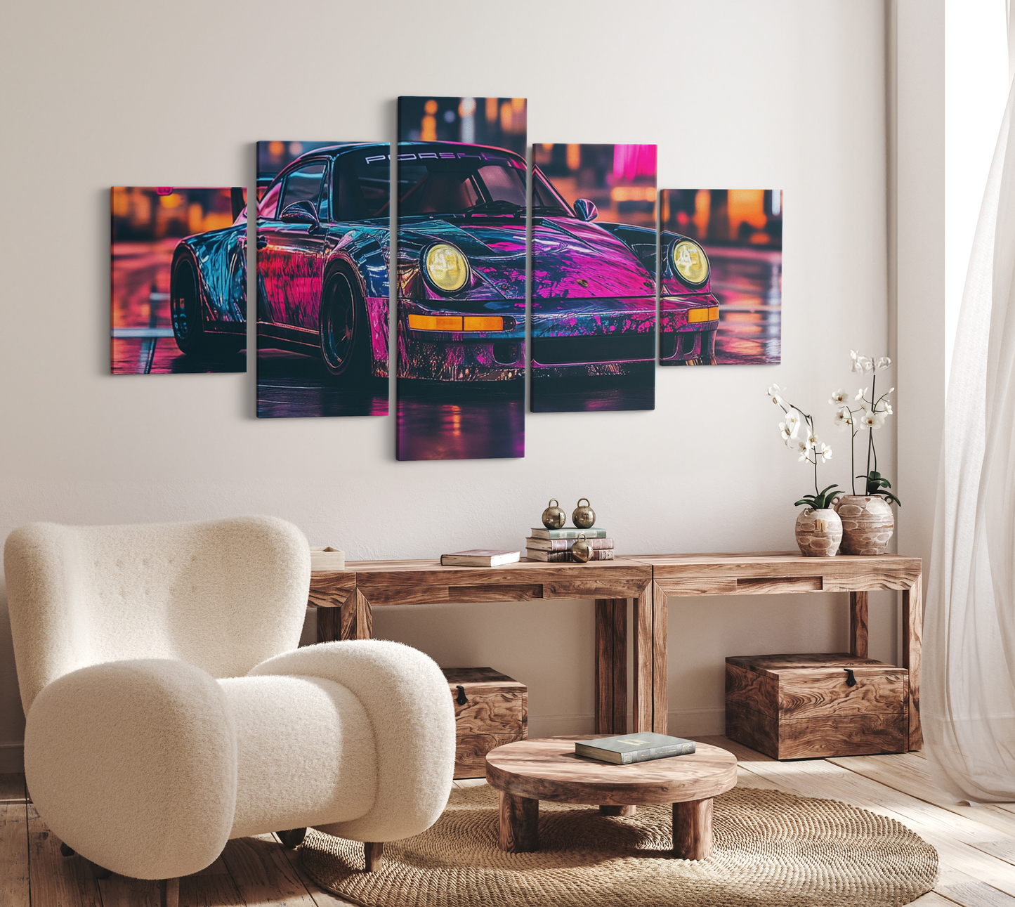 PORSCHE CAR WALL ART