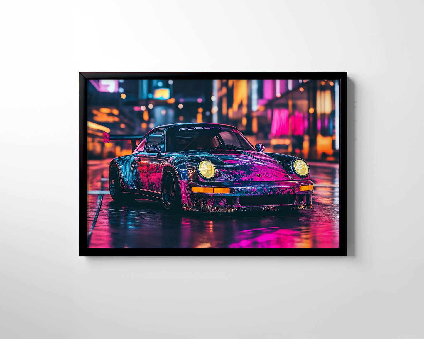 PORSCHE CAR WALL ART