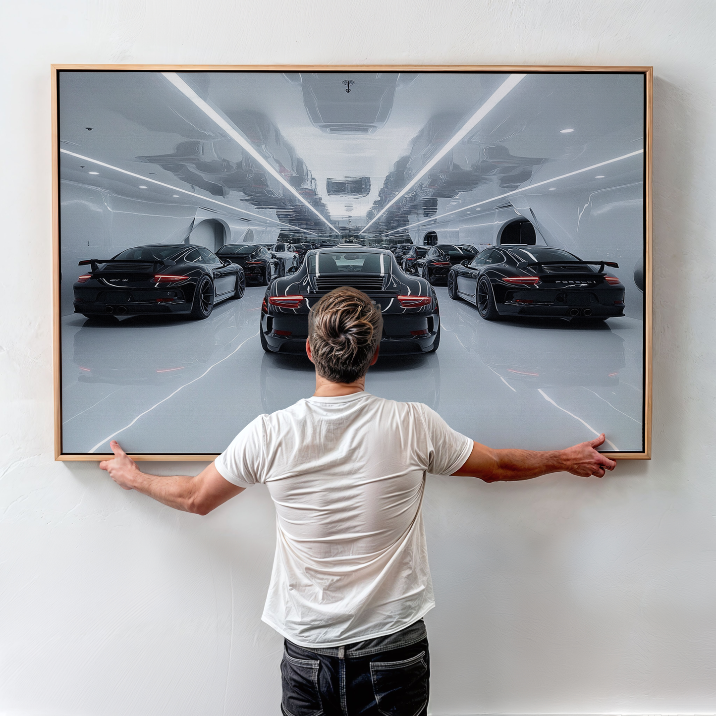 PORSCHE CAR WALL ART