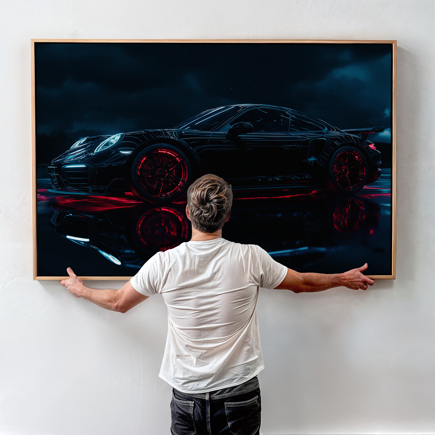 PORSCHE CAR WALL ART