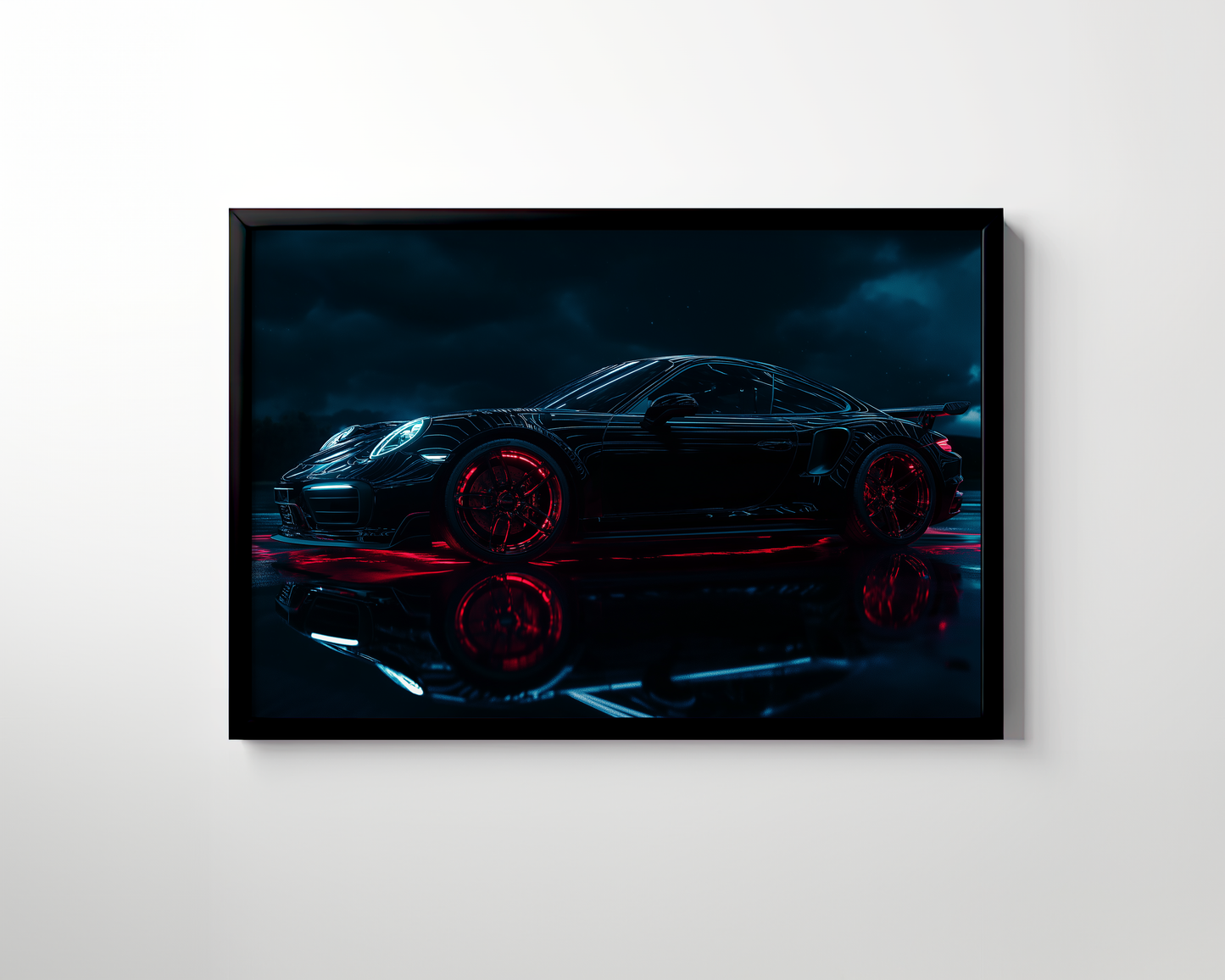 PORSCHE CAR WALL ART