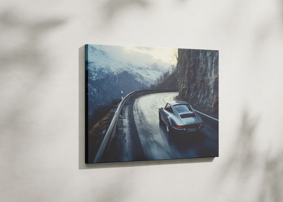 PORSCHE CAR WALL ART