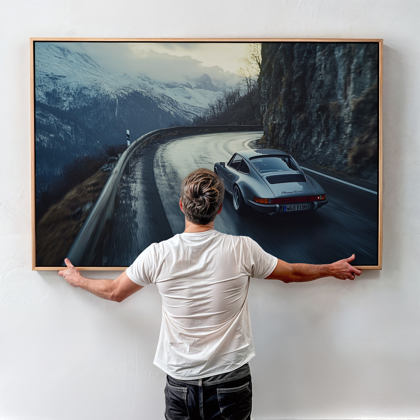 PORSCHE CAR WALL ART