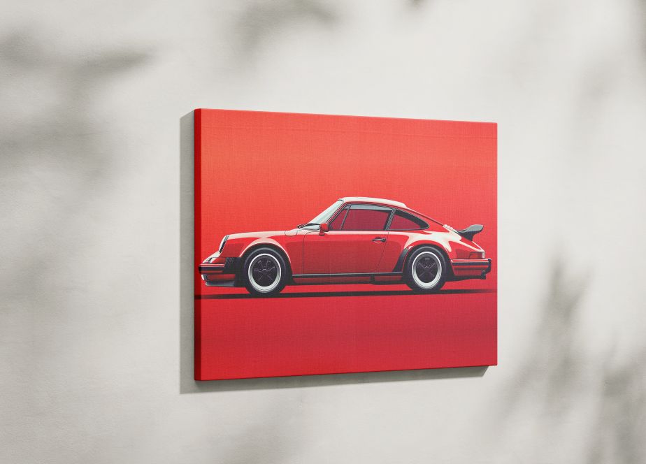 PORSCHE CAR WALL ART