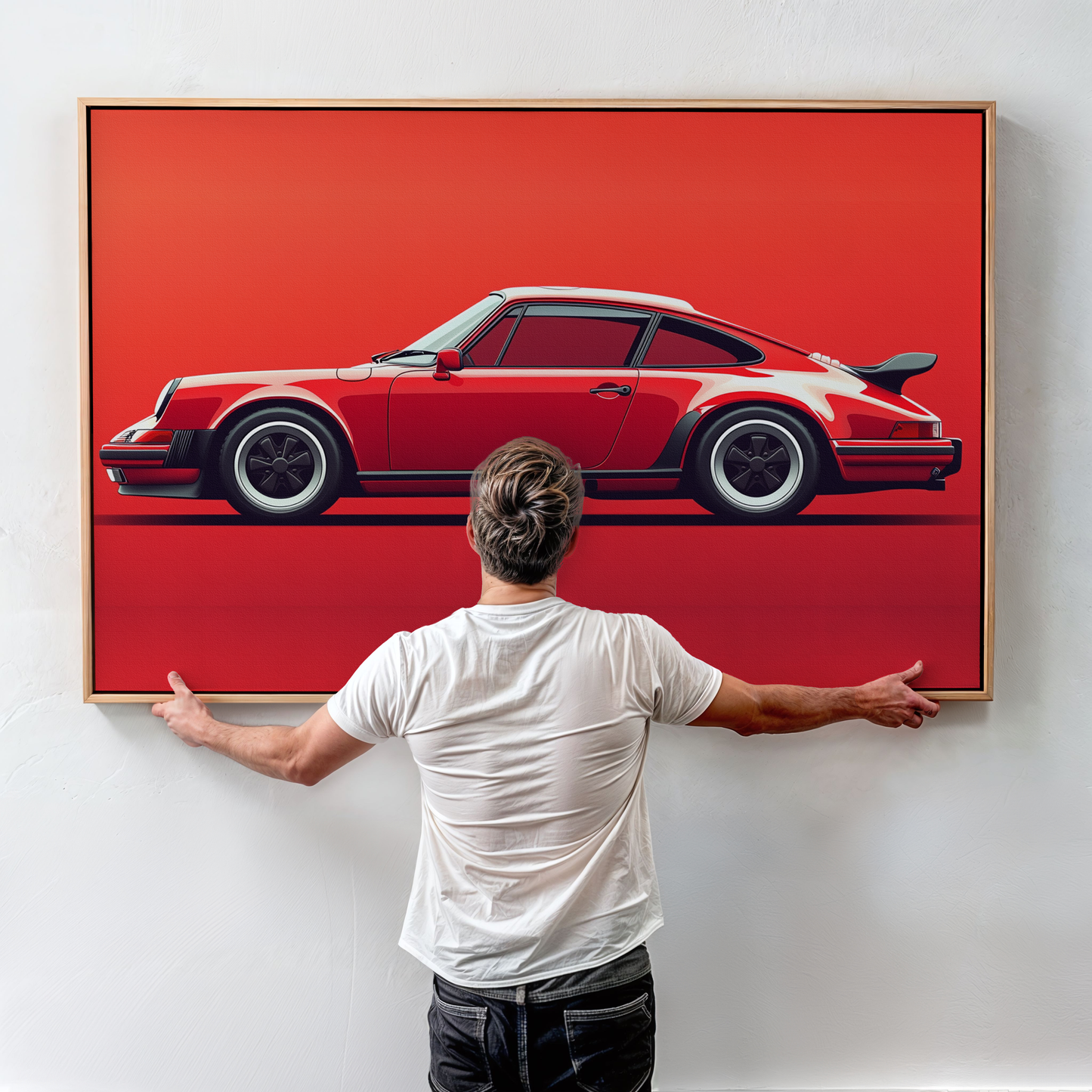 PORSCHE CAR WALL ART