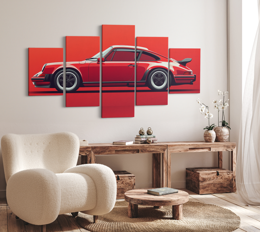 PORSCHE CAR WALL ART