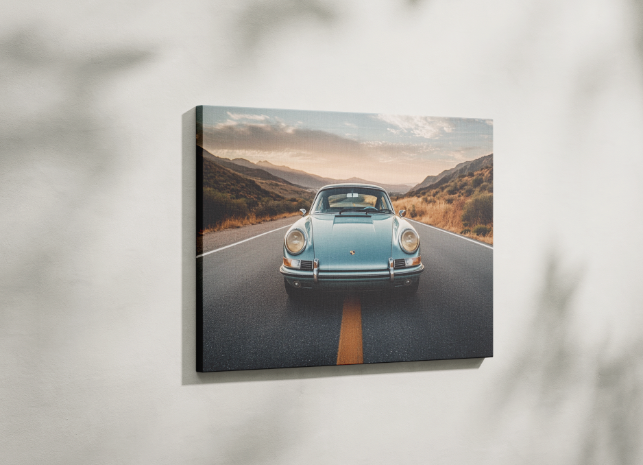 PORSCHE CAR WALL ART